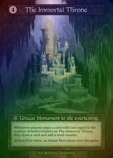 【FOIL】[Artifact] The Immortal Throne [beta-Unique]